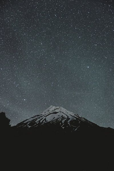 Mount Taranaki under the Stars: A Cosmic Spectacle by Ken Tempelers