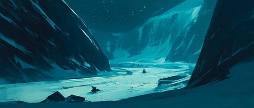 Paysage glacé