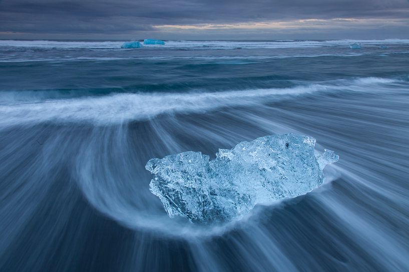 Chunks of ice on the beach by Sven-Erik Arndt