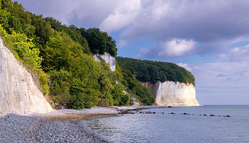 Chalk cliffs on Rügen, Germany by Adelheid Smitt