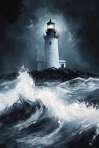 Leuchtturm im Meer