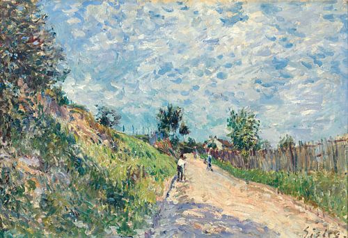 Uphill Road, Alfred Sisley