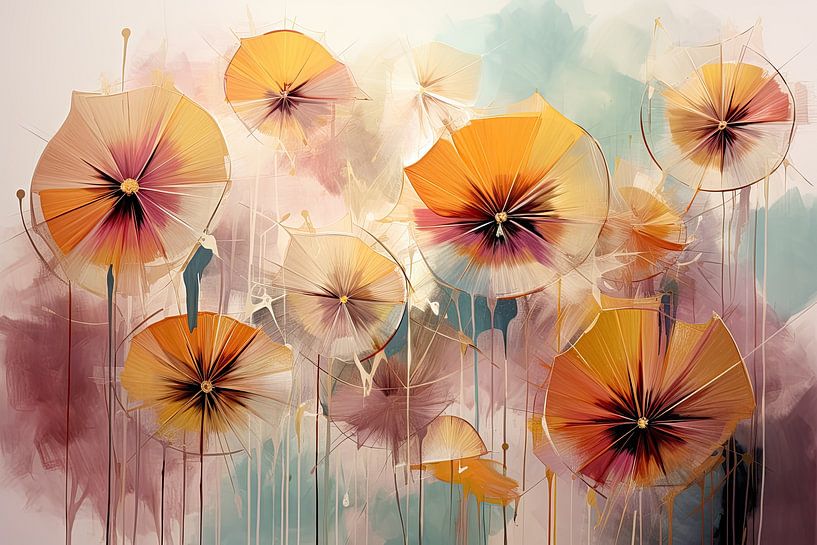 Flowers abstract by Imagine