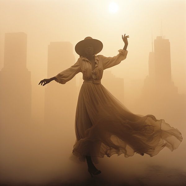 Danse dans le soleil par Karina Brouwer