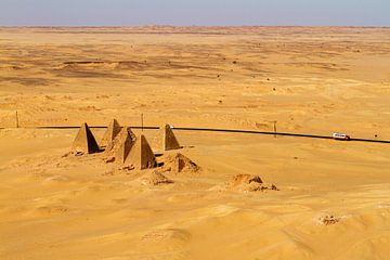 De piramides van Jebel Barkal van Roland Brack