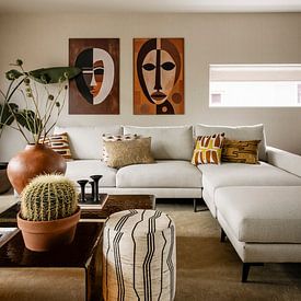 Klantfoto: Afrika (gezien bij vtwonen) van Imagine, op HD Metal