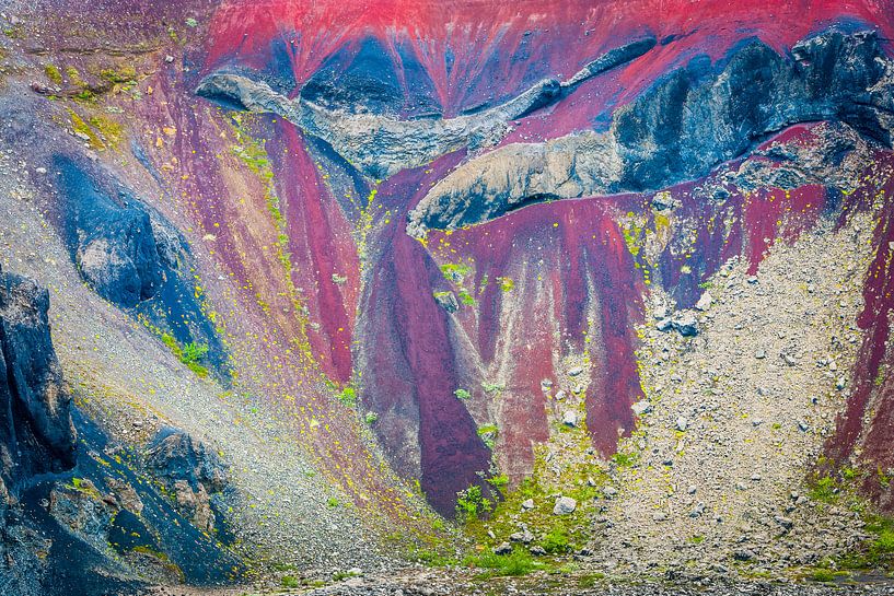 Lava auf Island in Nahaufnahme von Chris Stenger