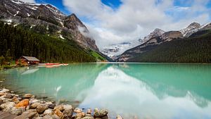 Der Lake Louise in den Rocky Mountains in Kanada