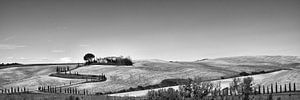 La Toscane en noir et blanc