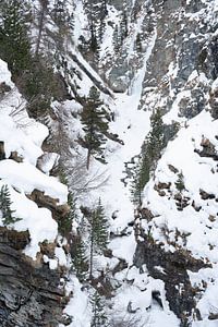 Gorges enneigées du Gorner