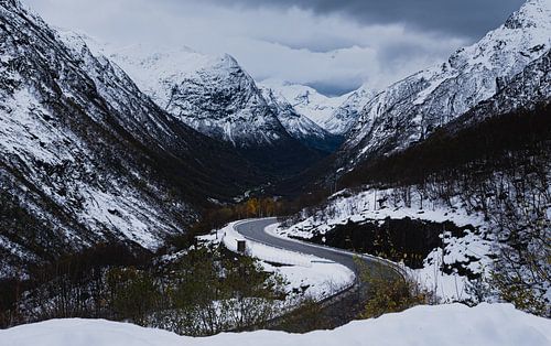 Bergtoppen Noorwegen