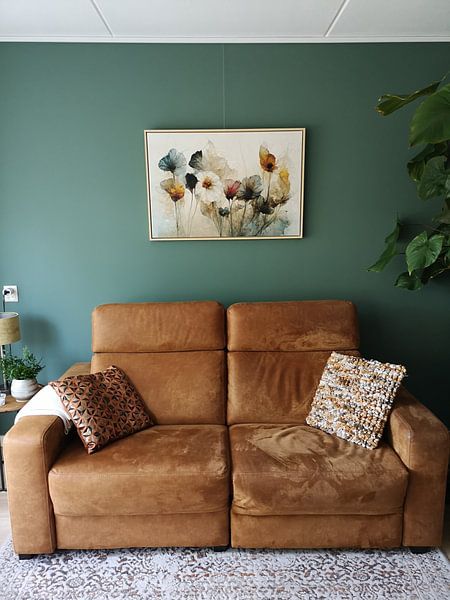 Customer photo: Dry Flowers Bouquet by Treechild, on canvas