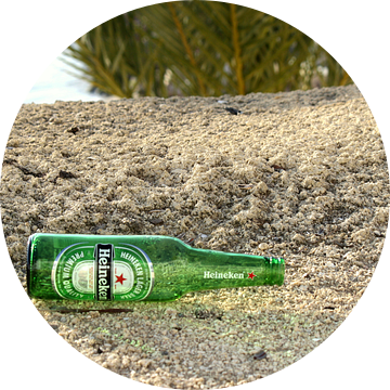 Heineken flesje in Benidorm van Lukas van der Burg