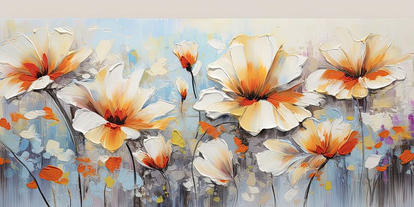 Bloemen abstract van Bert Nijholt