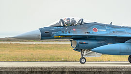 Mitsubishi F-2A Viper Zero der japanischen Luftselbstverteidigungsstreitkräfte. von Jaap van den Berg