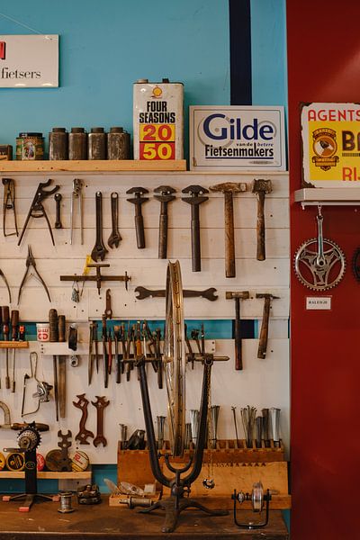 Les outils du mécanicien de bicyclette par Quirina