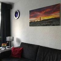 Kundenfoto: Leuchtturm von Texel im Sonnenuntergangs von Justin Sinner Pictures ( Fotograaf op Texel)