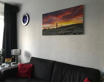 Kundenfoto: Leuchtturm von Texel im Sonnenuntergangs