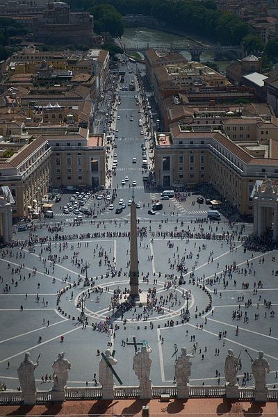 Vue de la basilique Saint-Pierre sur Rome par Karel Ham