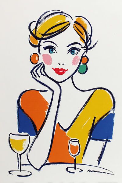 Couleurs vives de l'élégance par OMG Art