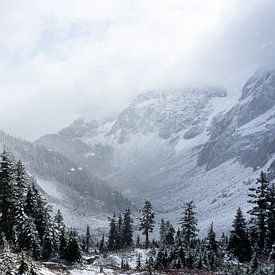 Snow in the mountains by Rauwworks