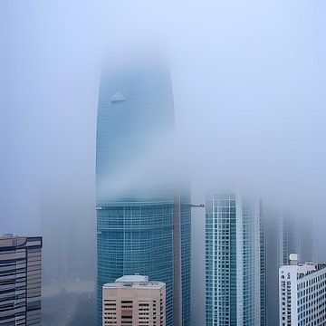 De toren in de mist