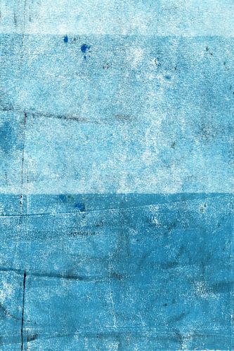 Kleurvlakken. Moderne abstracte kunst in blauw