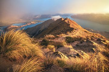 Nieuw-Zeeland Lake Wanaka Roy's Peak van Jean Claude Castor