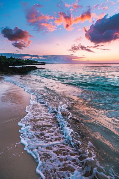 Evening atmosphere by the sea by Poster Art Shop