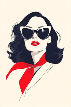 Elegance in retro style by Poster Art Shop
