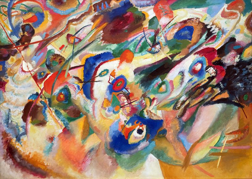 Wassily Kandinsky.Zusammensetzung VII von 1000 Schilderijen
