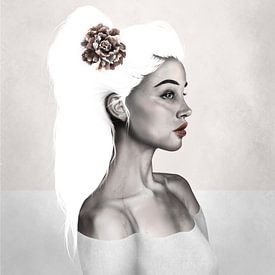 All white too van Erik Andreas