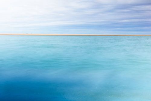 Abstract zeelandschap