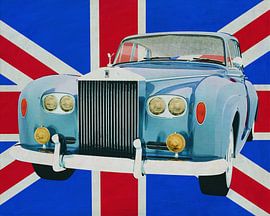 Rolls Royce Silver Cloud vor dem Union Jack von Jan Keteleer
