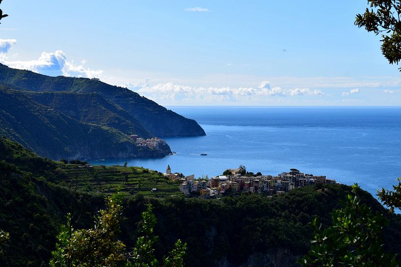 Blick auf Corniglia, Cinque Terre, Ligurien, Italien von Studio LE-gals