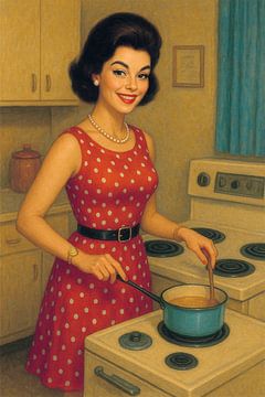 Pin-up-Girl-Gemälde. von Galerie Hoppenbrouwers