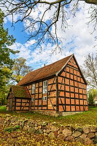 Historisches Haus in Carwitz in der Feldberger Seenlandschaft