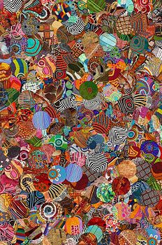 Collage d'art autochtone australien