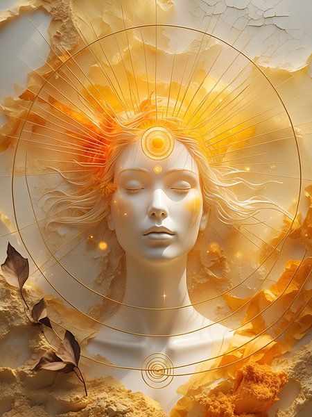 Solara - Goddess of Light and Inner Peace by Manuela Dekkers