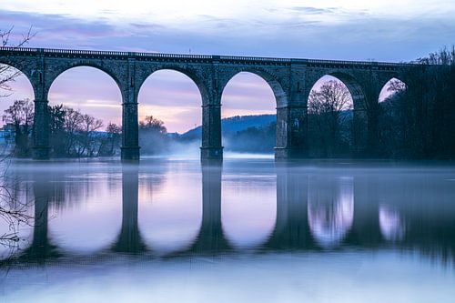 Ruhr bei Witten, Ruhrgebiet, Nordrhein-Westfalen, Deutschland von Alexander Ludwig