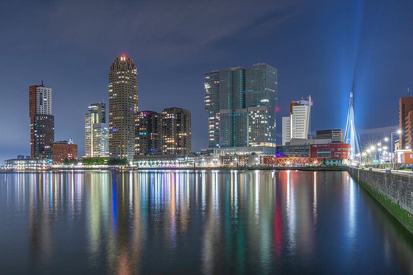 The Rijnhaven in Rotterdam overlooking the Wilhelmina Pier by MS Fotografie | Marc van der Stelt