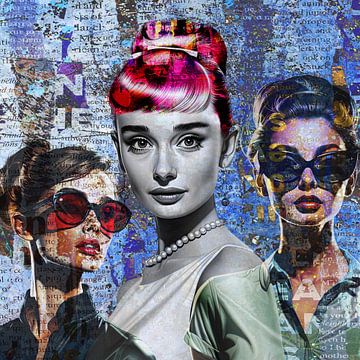Audrey Hepburn L'élégance intemporelle sur Rene Ladenius Digital Art