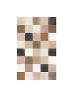 Geometrisch patroon van gedempte aardetinten