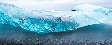 Gletschereis am Diamond Beach in Island.