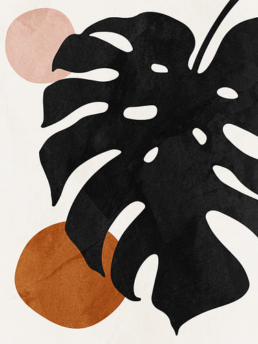 Tropical Leaves Abstract Art