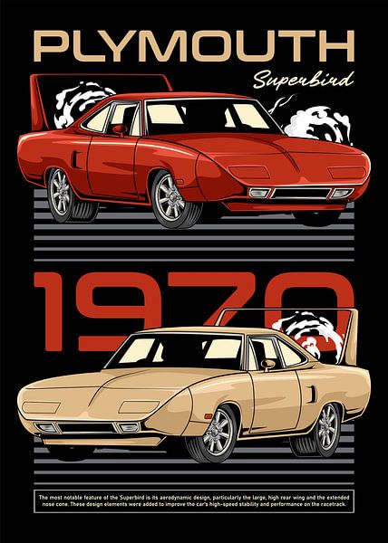 Plymouth Superbird Muscle Car von Adam Khabibi
