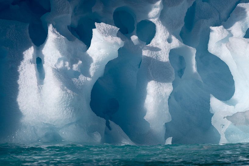 Details of an iceberg by Anges van der Logt