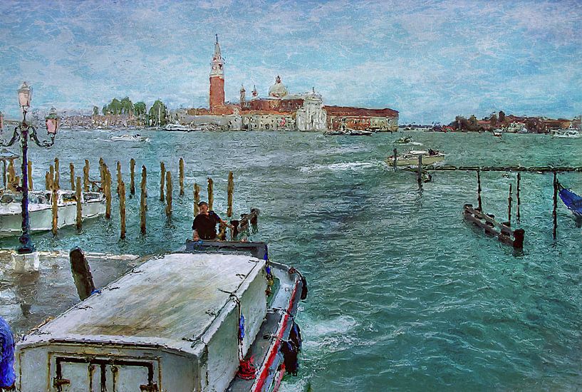 vue des environs de San Marco à San Giorgio Maggiore par Atelier Liesjes