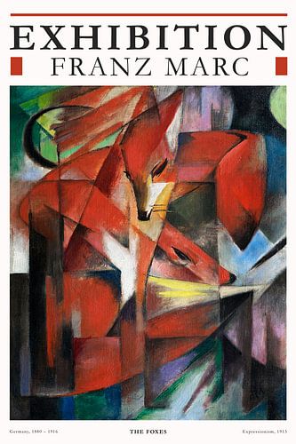 Franz Marc - Drei Füchse