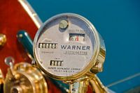 Compteur de vitesse d'une voiture classique